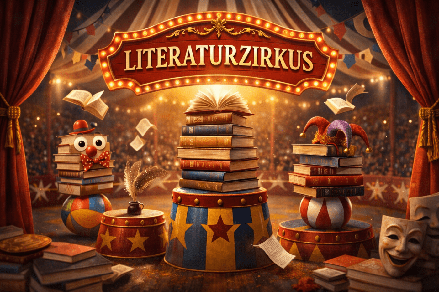 Literaturzirkus - Der Tausendfüßler - Literaturblog - Bild ChatGPT