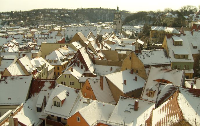 Über den Dächern der Meißner Altstadt