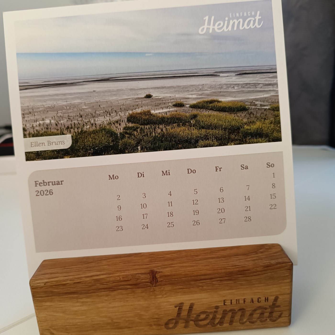 Kalenderblatt mit Freitag den 13. - Februar 2026 - Einfach Heimat-Kalender