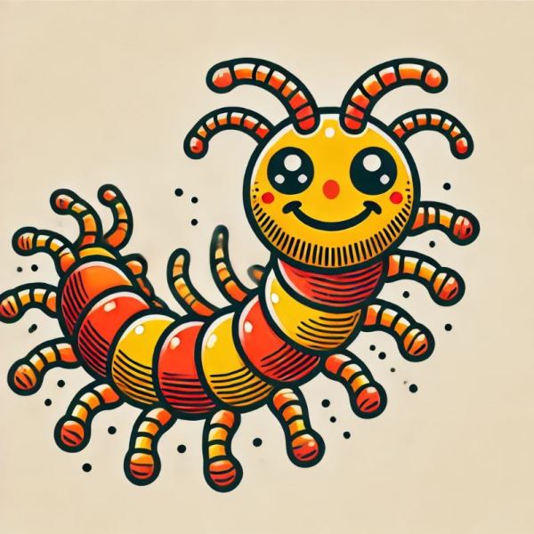 Ein freundlicher Tausendfüßler