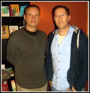 Helmut Krausser und Jens Böhme in Berlin Helmut Krausser und Jens Böhme in Berlin