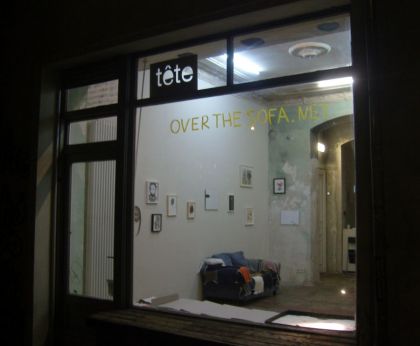 Kunstraum "Over The Sofa" im Tete in Berlin