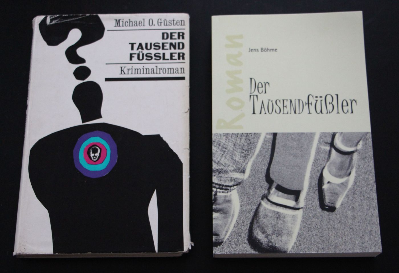 Der Tausendfüßler Cover der Romane von Michael O. Güsten und Jens Böhme