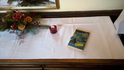 Bookcrossing mit Loriano Macchiavelli Tödliche Gedenken Schlosshotel Groß Plasten
