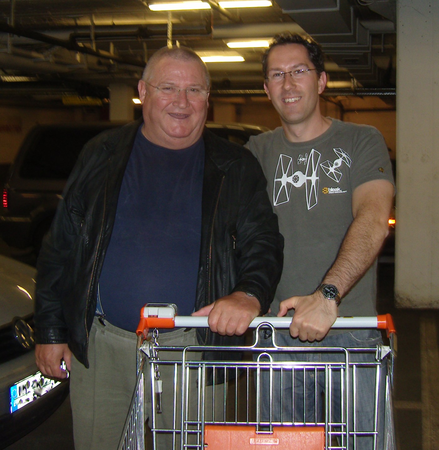 Horst Krause und Jens Böhme in Berlin - ein Schnappschuss und Treffen