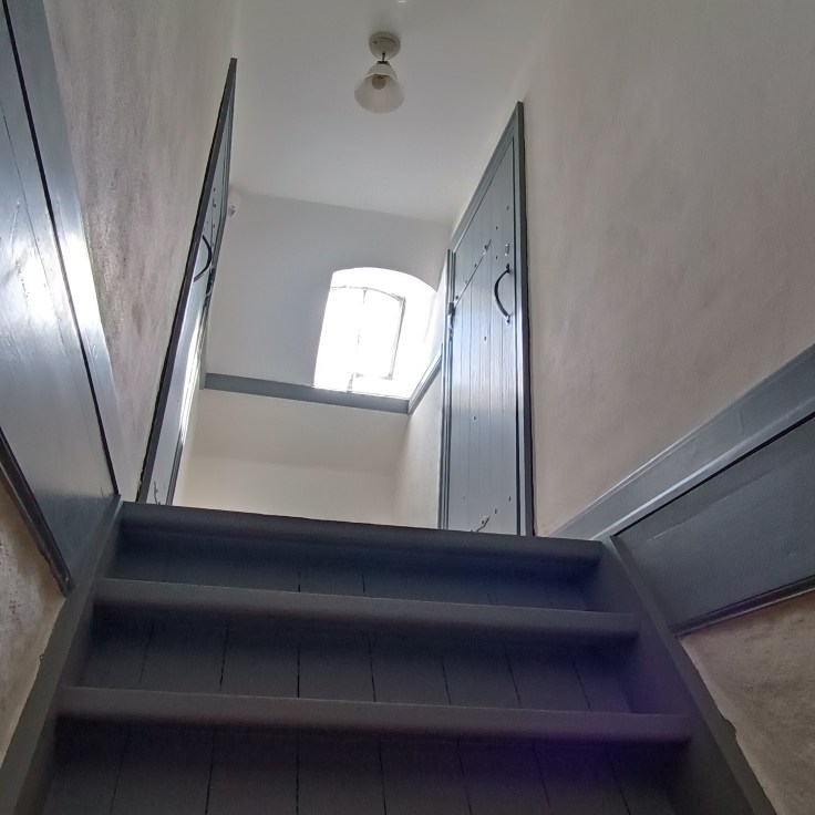 Geburtshaus Hans Christian Andersen - steile Treppe in den 1. Stock